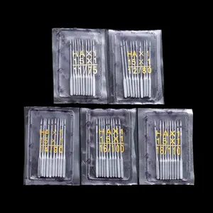 50Pcs 5 Size Home Sewing Machine Needle, HA 11/75,12/80,14/90,16/100,18/110 Universal, Sewing Machine Accessories For Singer Juki Brother