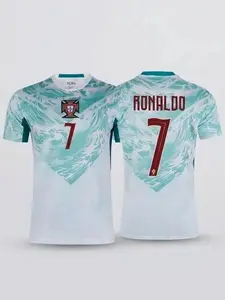 Portugal 2026 WC Away Soccer Jersey Cristiano Ronaldo 7 Short Sleeve Football Jersey