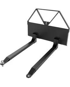 GARVEE 2600 LBS Heavy Duty Pallet Forks with Trailer Hitch Ball Frame Attachment, Q235 Steel for Tractor and Loaders in Farms, Warehouses & Construction Site