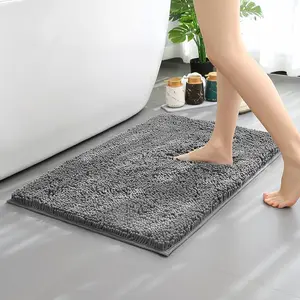 Quick Drying Bath Mat, 1 Count Non-slip Soft Absorbent Bath Rug, Machine Washable Decorative Room Decor Bath Mat for Bathroom Floor, Home Decor Accessories