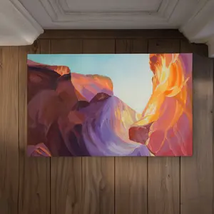 Begin Home Decor CODM2134O6RW35 21 x 34 in. Antelope Canyon Indoor & Outdoor Door Mat - Minerals Landscapes