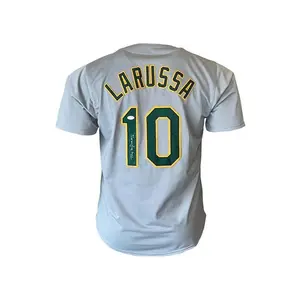 Tony LaRussa Autographed Signed Oakland White Baseball Jersey (JSA)