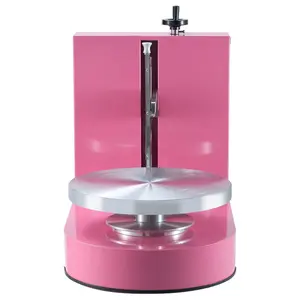 VEVOR Cake Decorating Machine, Cake Cream Spreading Coating Smearing Machine, Low Noise Cake Frosting Machine, Turntable with Adjustable Scraper, for 6 to 14 Cake, 25-320RPM Rotating Speed, Pink