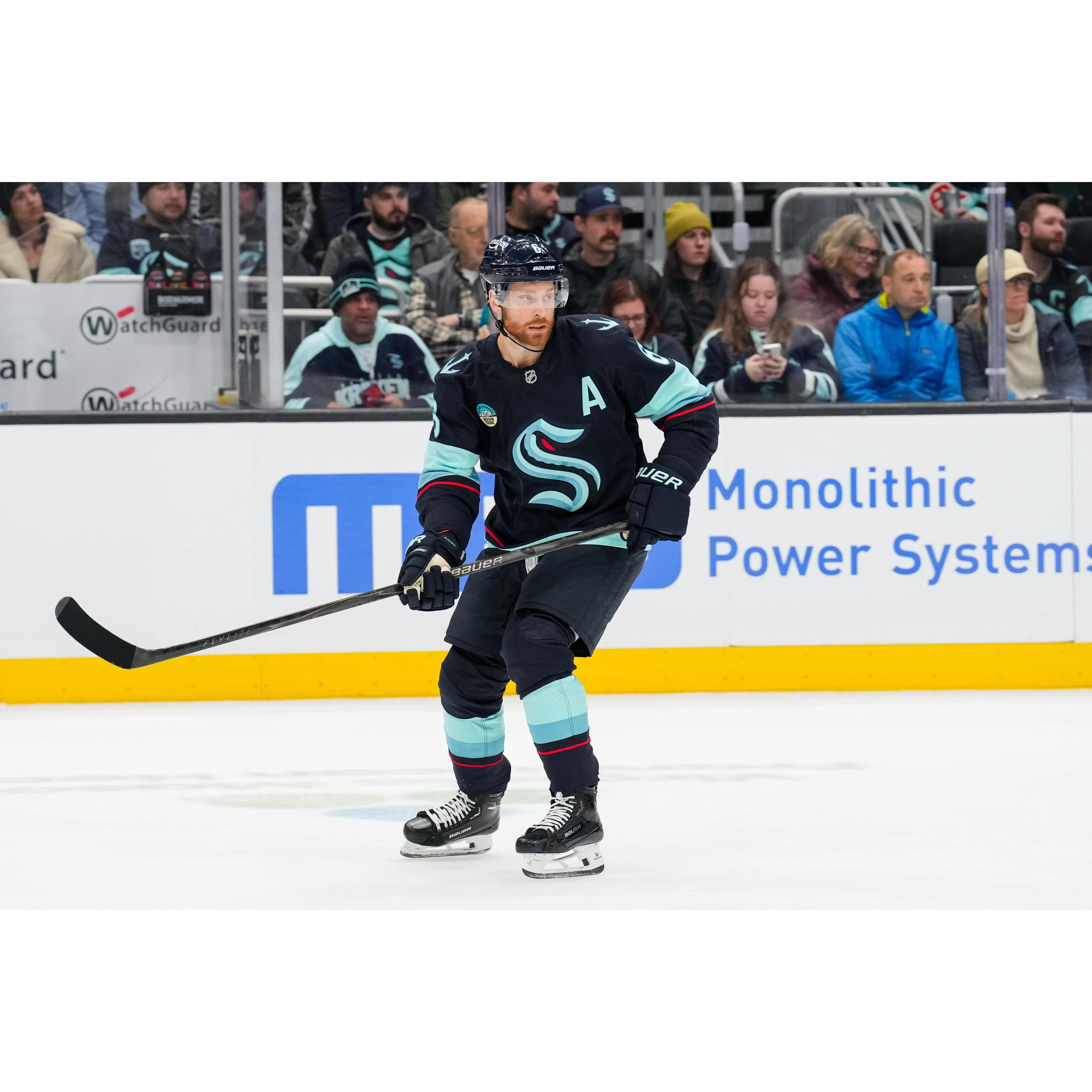 A. Larsson #6 Game Used Stick Bauer Flylite