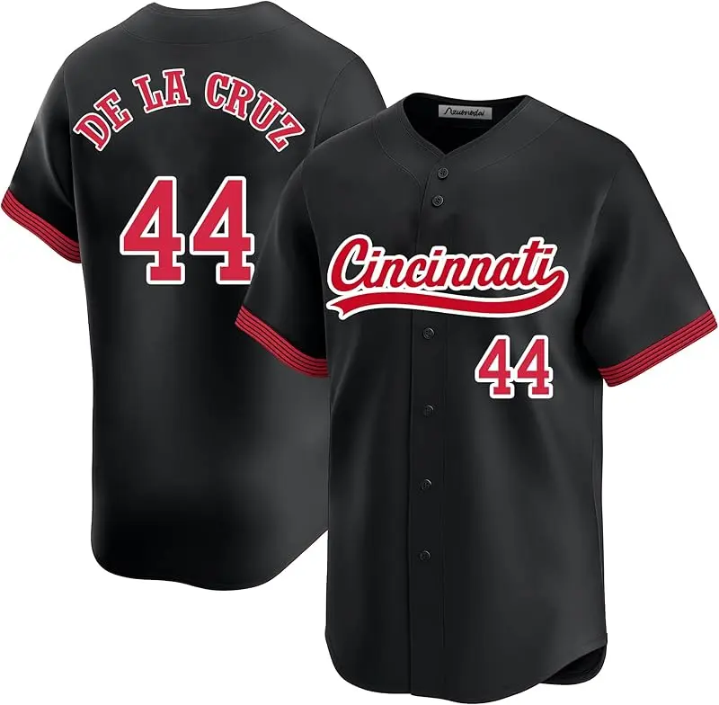 Mens Cincinnati Baseball Stitched T-Shirt for Sports Fan Mens Cincinnati Baseball Stitched T-Shirt for Sports Fan