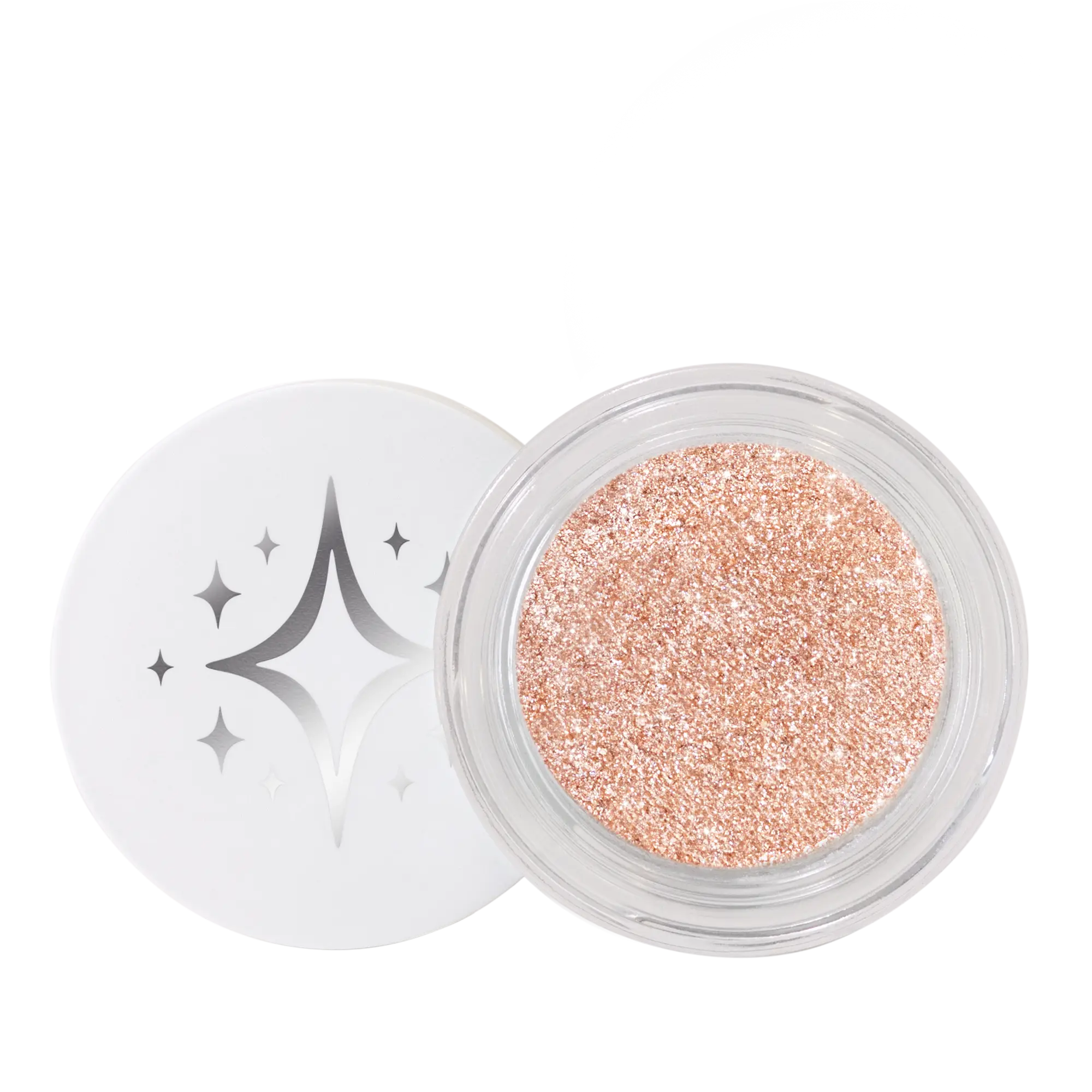 GLITTERPUCK Pressed Fairy Dust Eyeshadow Makeup Powder Cosmetic Water-Infused Pressed Glitter for Eyes Face Body Effortless Application