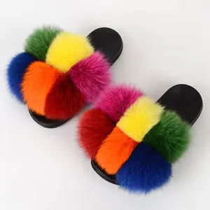 🌸 Unicorn Pompom Slides – Playful Chic for Everyday Style