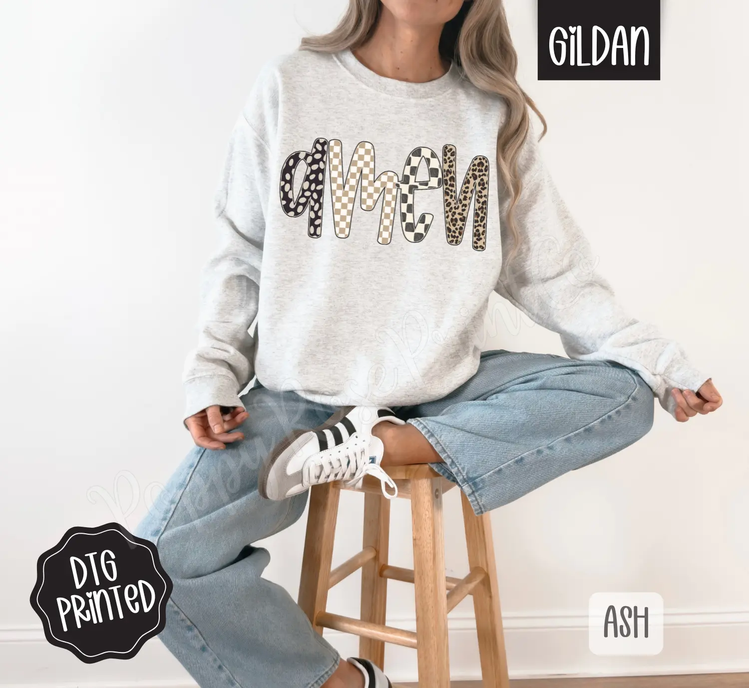 Amen Sweatshirt, Trendy Women's Religious Crewneck
