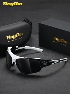 Reydix Unisex Sports Cycling Sunglasses, Windproof UV Protection, Outdoor Polarized Sun Glasses, Uv400, Ideal for Travel and Outdoors