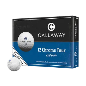 Callaway Golf Chrome Tour Retro Golf Balls in White Callaway Golf Chrome Tour Retro Golf Balls in White