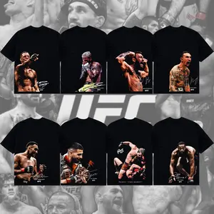 UFC Fighters Collection T-Shirt MMA Fighters Graphic Tee Combat Sports Fan Shirt Martial Arts Fan Gift for Men Women American Made Fightwear