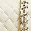 5-White with silver buckle