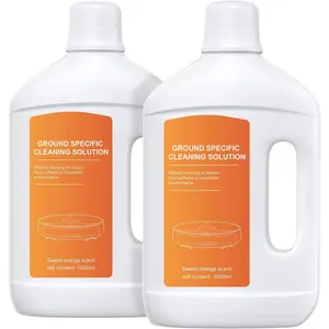Orange Solution 1L Compatible with Wet & Dry Vacuum and, Residue & Streak Free,Suitable for All Vacuum Cleaners and Wet Dry Dual-Use Vacuum Cleaners