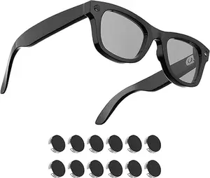 RCstyle HiBloks LED Light Blocking Stickers Compatible with Ray-Ban Meta Gen 2 Wayfarer/Skyler/Headliner/Oakley Meta HSTN Accessories, Blackout LED Covers, Low-Tack Restickable (12Pcs)