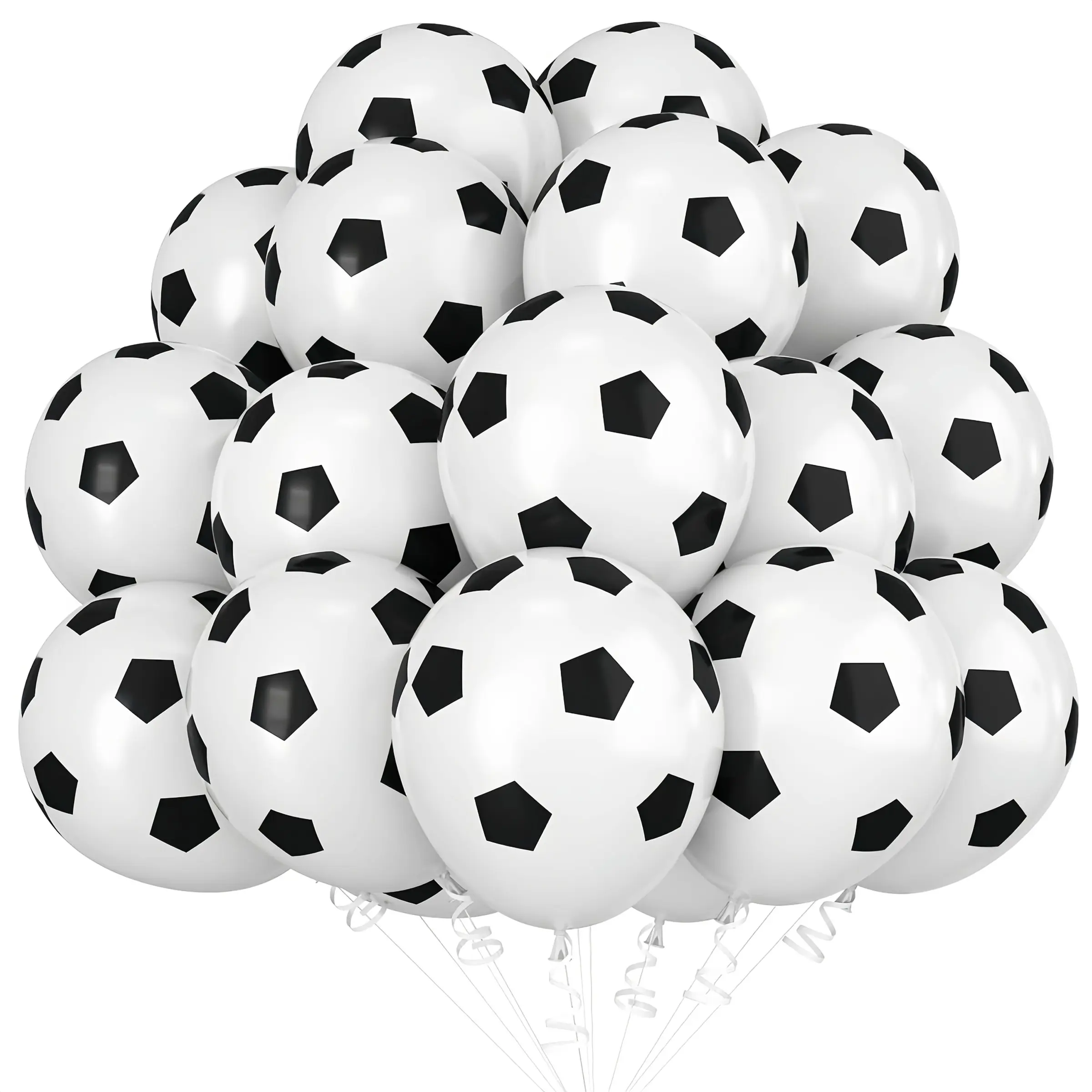 12-Inch Football Theme Balloon, and Soccer Party Balloons Decorations, Durable Latex Balloon for Birthday, Sports Events, Summer Activities