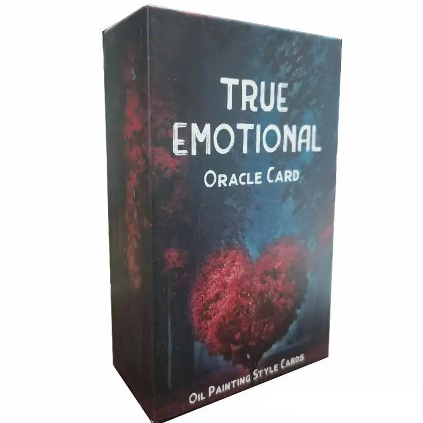 True Emotional Oracle Card Game, 1 Set Tarot Card Decks for Party, Daily Reading & Meditation, Card Game Sets