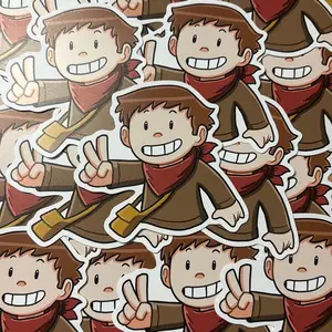 Ivan’s Quest - Vinyl Sticker - Ivan Peace Sign (3”)