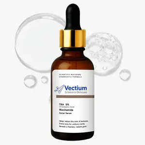 Vectium Tranexamic acid serum 5% TXA & Niacinamide Facial Serum - Helps Brightens Skin, Evens Tone & Boosts Radiance, Lightweight Daily Serum, All Skin Types, 1 Fl Oz