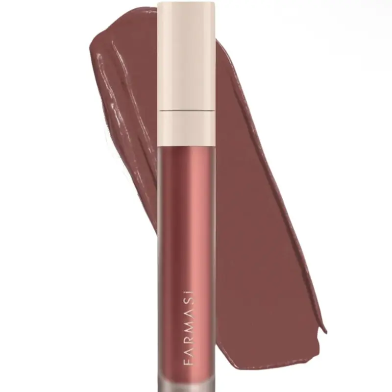 Liquid Lipstick, makeup matte Long-Lasting and Ultra-comfortable, High-Impact, Lightweight, Organic, Pure Pigments 0.14 fl.oz (Perfect Rose)
