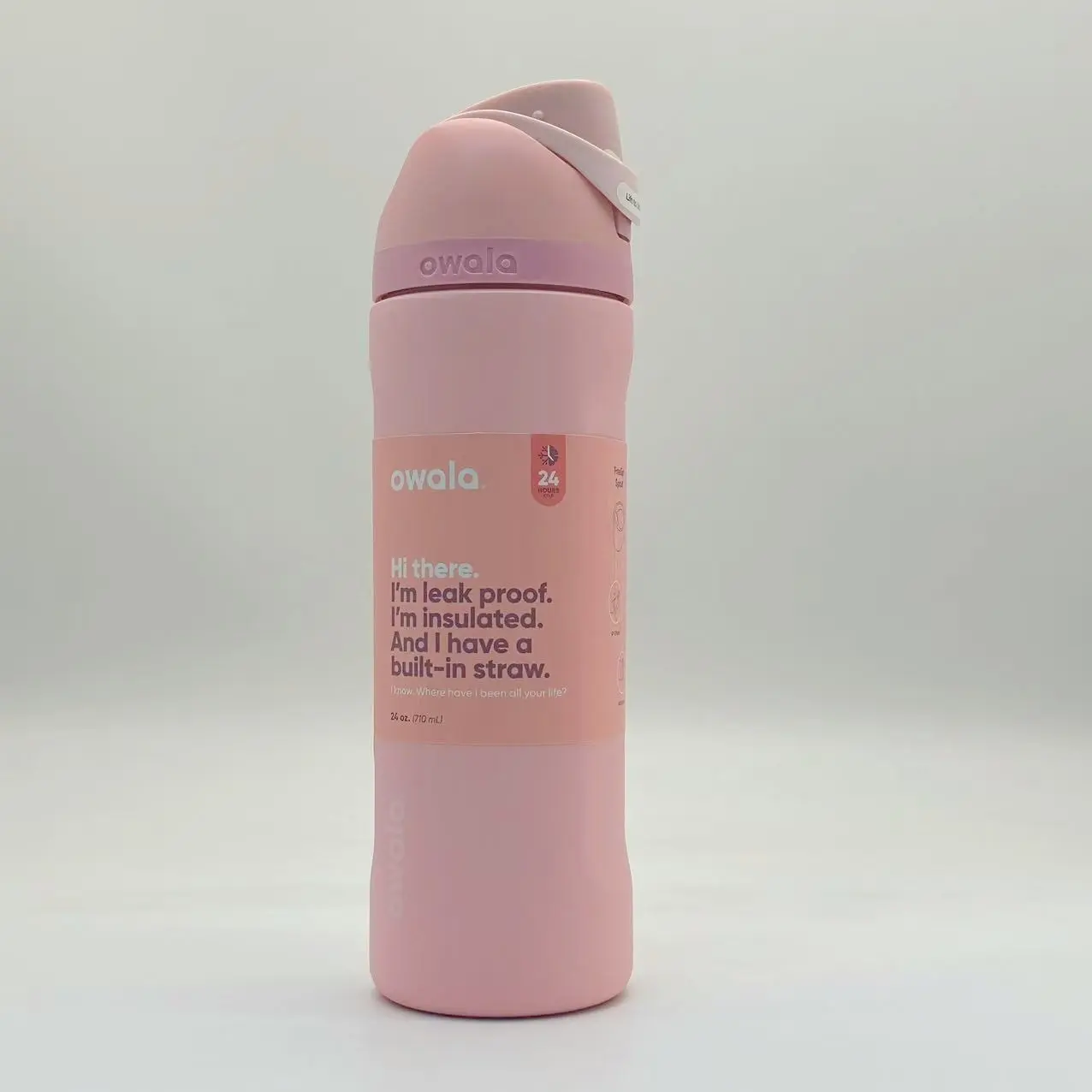 Owala 24oz Rose Quartz FreeSip Water Bottle Sport Mug Top Quality