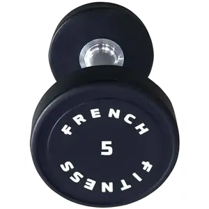 French Fitness Urethane Round Pro Style Dumbbell 5 lbs (New)