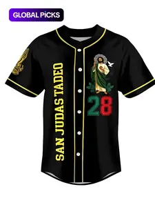 Celebrating Saint Jude Day, Saint Judas Tadeo baseball jersey, Saint Judas Hope, Saint Judas baseball jersey, gifts for Saint Judas Tateo Mexcico men's and women's jerseys Valentine's Day gift Stylish Jersey
