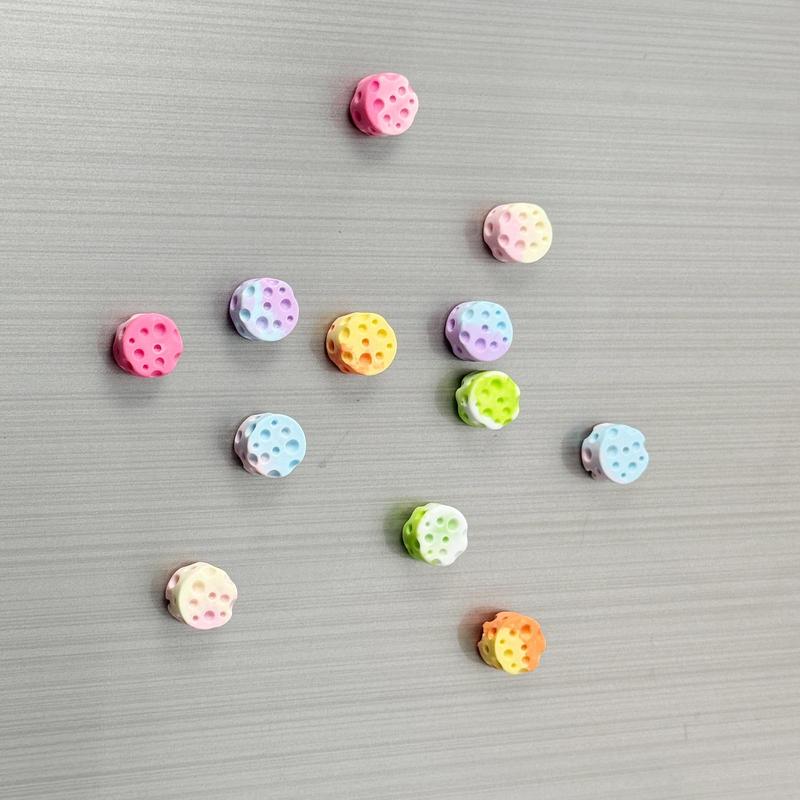 Mini Cheese Design Refrigerator Magnet, 12pcs/set Cute Mini Cheese Fridge Magnet, Home Decor for Kitchen, Office, School