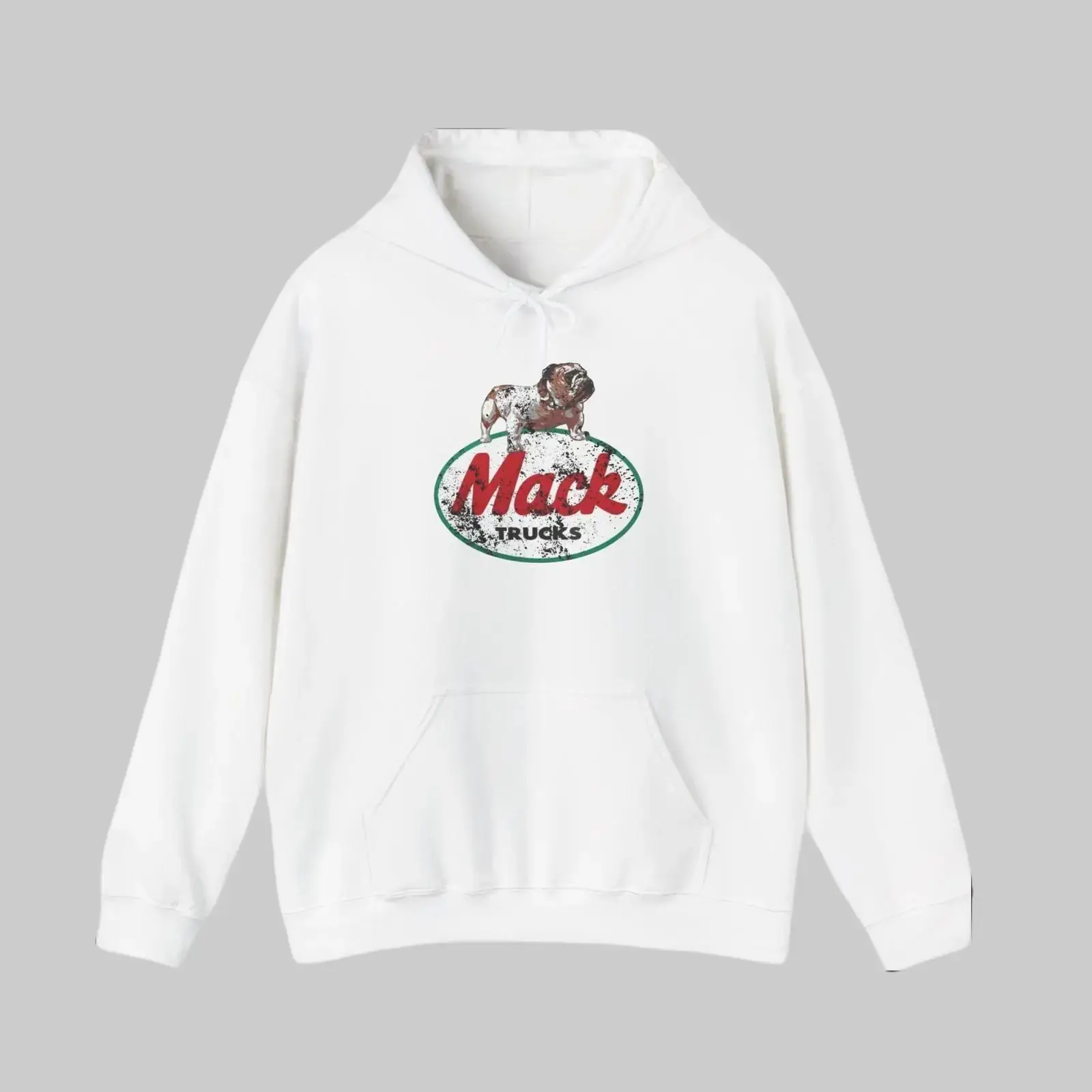 Mack Trucks Vintage Bulldog Graphic Hoodie T Shirt Sweatshirt