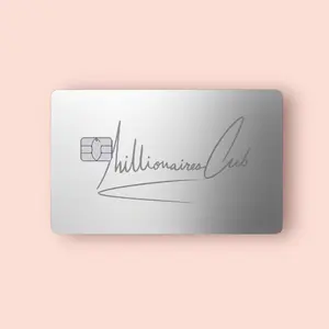 Millionaires Club Credit Card Sticker Debit Skin Decal Cover Silver Waterproof Vinyl Easy To Apply Matte