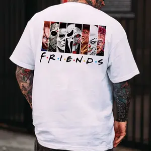 F.R.I.E.N.D.S Printed T-shirt, Basic Tee, T shirt Cotton, T Shirt Comfortable.