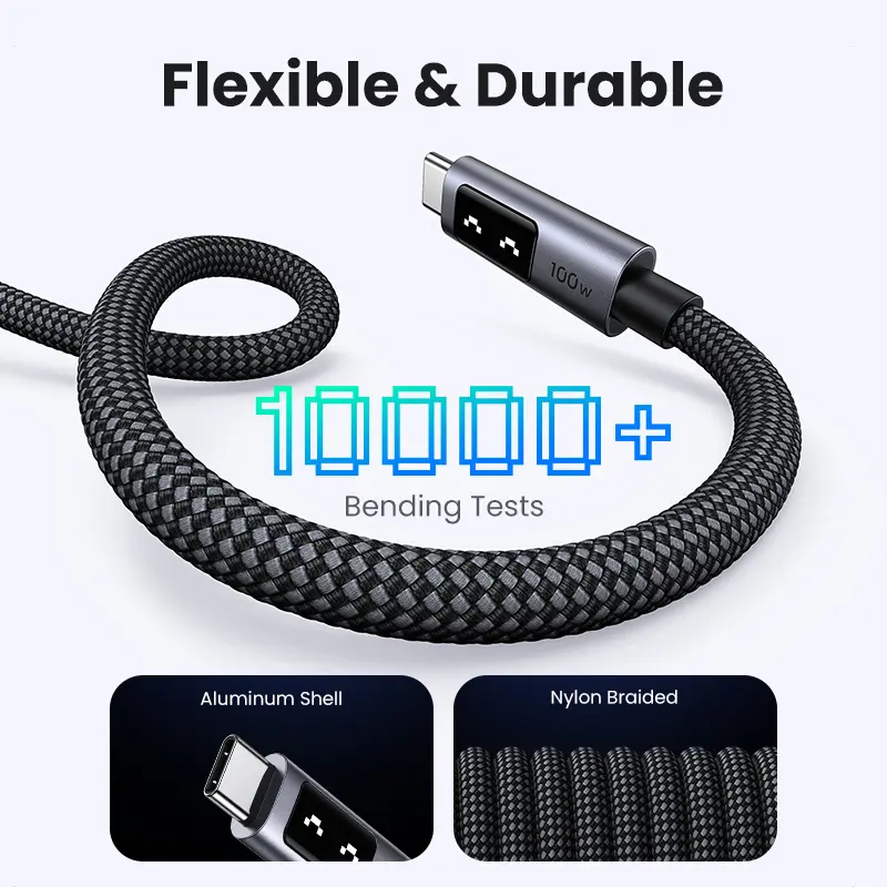 UGREEN UNO USB C Charger 100W GaN Power Supply 4-Port Fast Charger LED Display Robot Charger Compatible with MacBook Pro/Air, iPad, iPhone 16 Pro Max, 15, Galaxy S24 Ultra, Steam Deck (Black UGREEN UNO USB C Charger 100W GaN Power Supply 4-Port Fast Charger LED Display Robot Charger Compatible with MacBook Pro/Air, iPad, iPhone 16 Pro Max, 15, Galaxy S24 Ultra, Steam Deck (Black