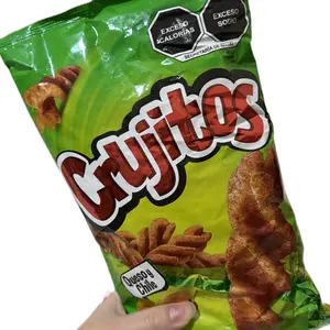 10-Pack Sabritas Crujitos Big Bag Mexican Chips - Party Flavor Cheese and Chili Snack - Crispy Crunchy Chilli Spicy