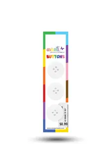 Sewing Buttons – 32L (20mm / 0.79 inches) with 4 Holes – Perfect for Coats, Blazers, Bags & Upholstery