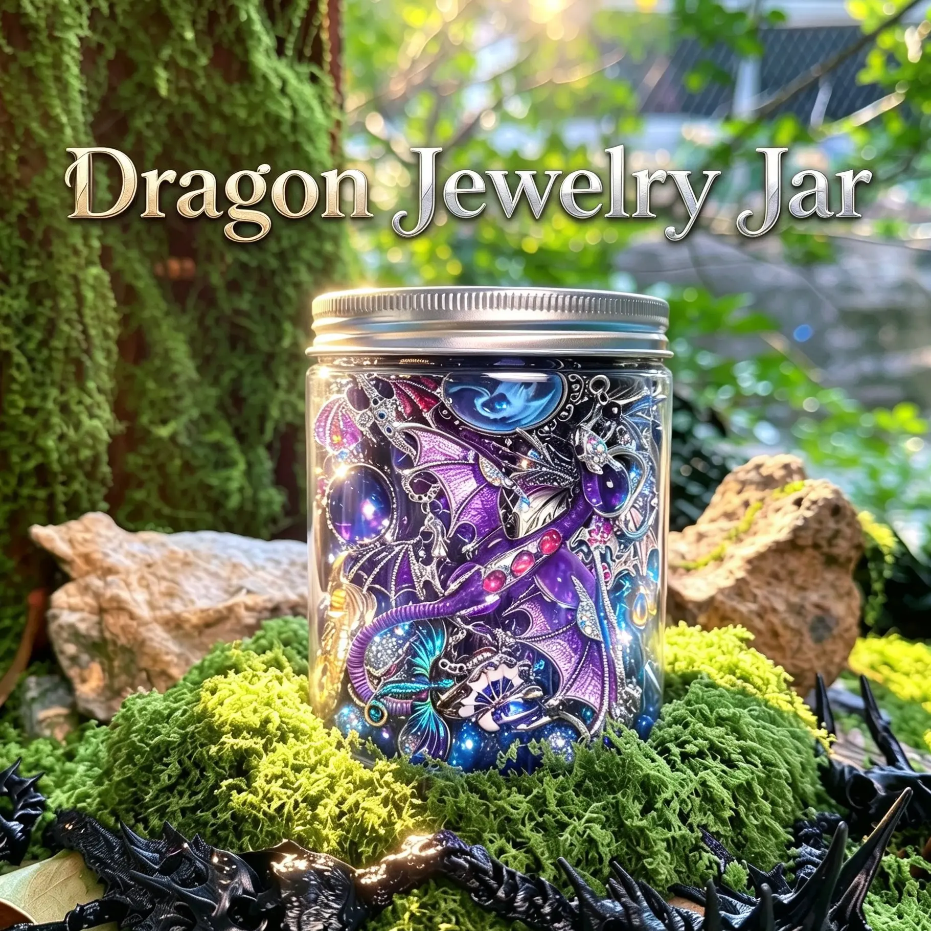 Dragon Aesthetic Mystery Jewelry Jar,24 pcs Costume Jewelry set,Bestie Gift, Friendship Gift, Graduation Giftr, Self Love Treat tiktokshopspringglowup