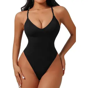 Shapewear Bodysuit Tummy Control Strapless Bra Shapewear for Women Strapless  Body Shaper Thong Light Shapewear