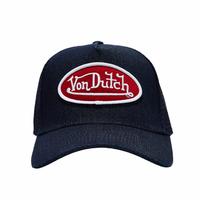 Dark Denim with Red & White Logo Trucker Hat