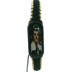 Jesus Malverde and St Jude Reversible Bracelet
