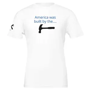 🇺🇸 America Blue Collar Tee - Stand Up & Show Your Pride! 💪