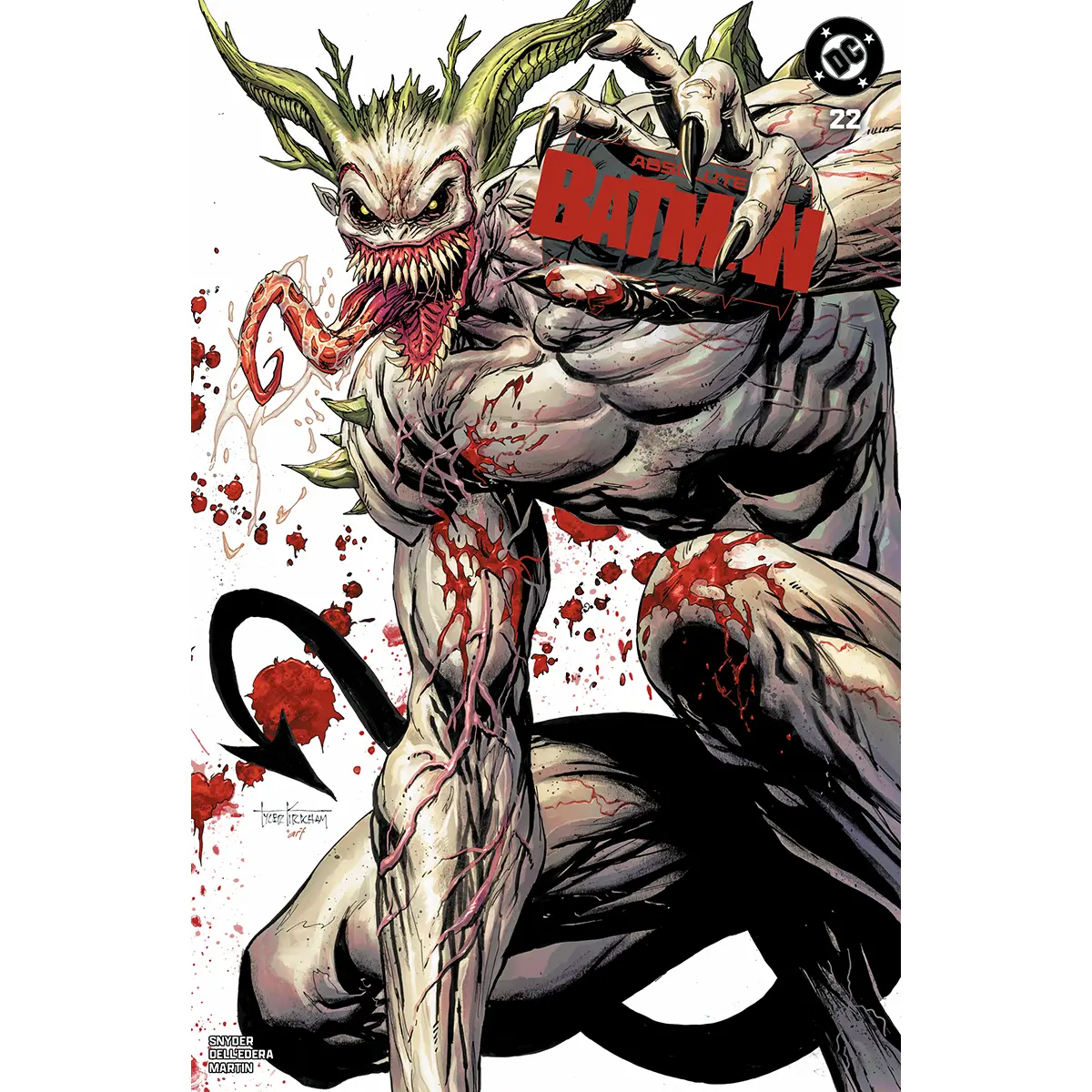 ABSOLUTE BATMAN #22 TYLER KIRKHAM EXCLUSIVE JOKER BATTLE DAMAGED (07/08/2026)