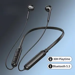 Bluetooth Neckband Headphones Wireless Earbuds for Running Gym Workout Sweatproof Secure Fit 30H Playtime Noise Cancelling Mic