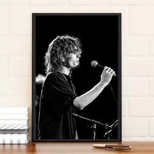 Jeff Buckley Singing Poster, Music Wall Art Print, Home and Room Decor, Gift Idea for Him, Vintage Concert-Inspired Artwork UNFRAMED