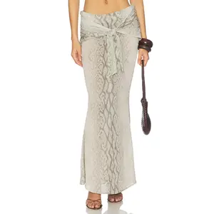 lovewave The Charisse Maxi Skirt in Sand Snake