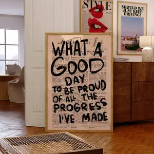 Typography Poster, 70s Wall Print, Black Wall Art, Trendy Quote Print, Livingroom Wall Decor, Psychedelic Art, Retro Print, Wall Art |Frameless Poster