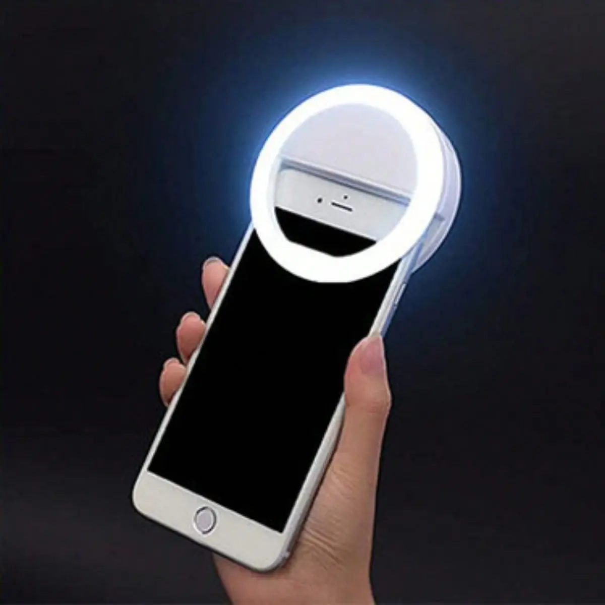 Circular Clip-On Ring Light with 28 LED Beads, Three Lighting Modes, Portable Ring Light, Ideal for Phone Photography, Tablet, Computer Video, Valentine's Gift, Cell Phone Light, Led Selfie Light