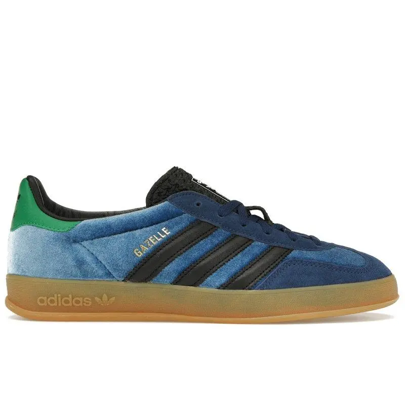 adidas gazelle silver green womens Gazelle Indoor Sneakers Blue