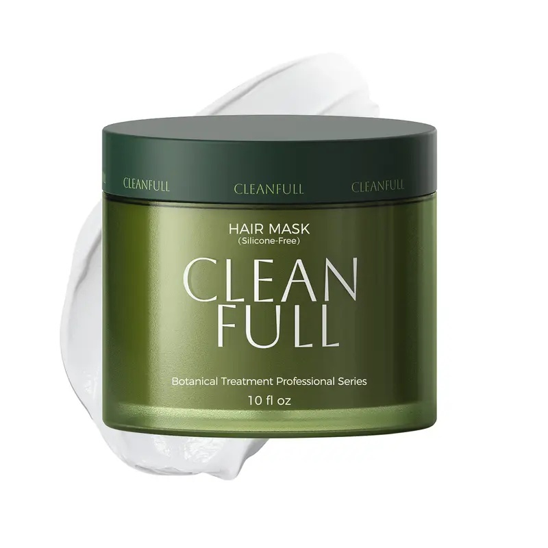 CLEANFULL Deep Repair Keratin Treatment 3D collagen Hair Mask pro b5, Silicone Free Oily hair Conditioner for Dry Damaged Hair Sensitive Scalp, Detangle Smooth Hydration Heat Protectant for All Hair Types autumn TikTokShopFallDealsForYou tiktokshopstockup