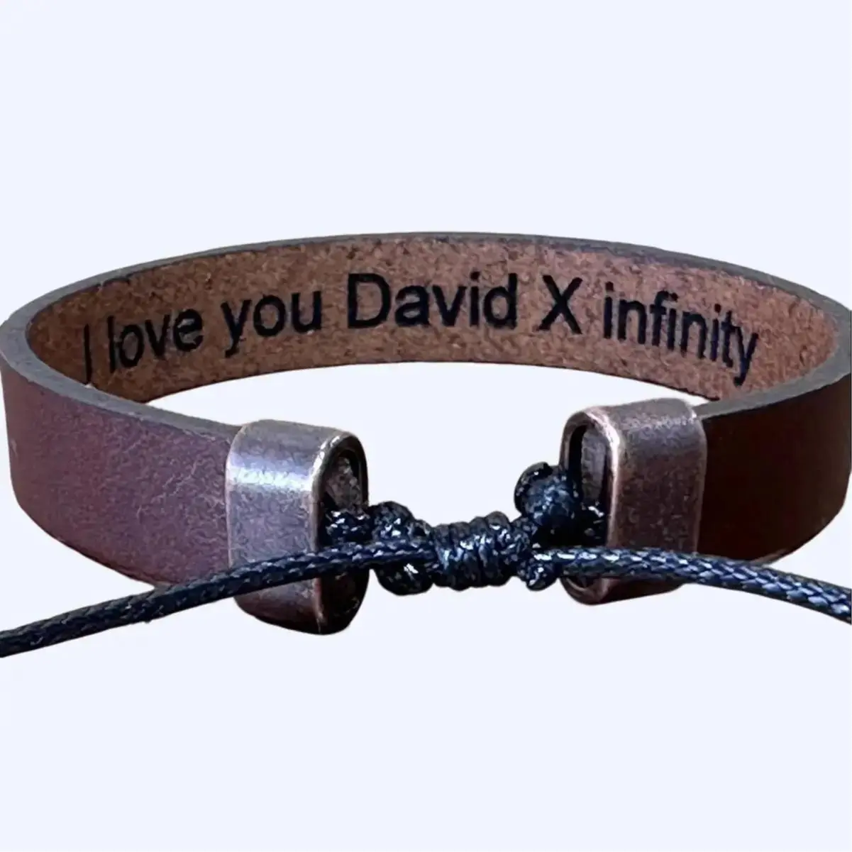 Personalized leather bracelet for Men, Anniversary gift for male,Birthday gift for him, own text cuff, Adjustable Wristband, Wristband for Boys