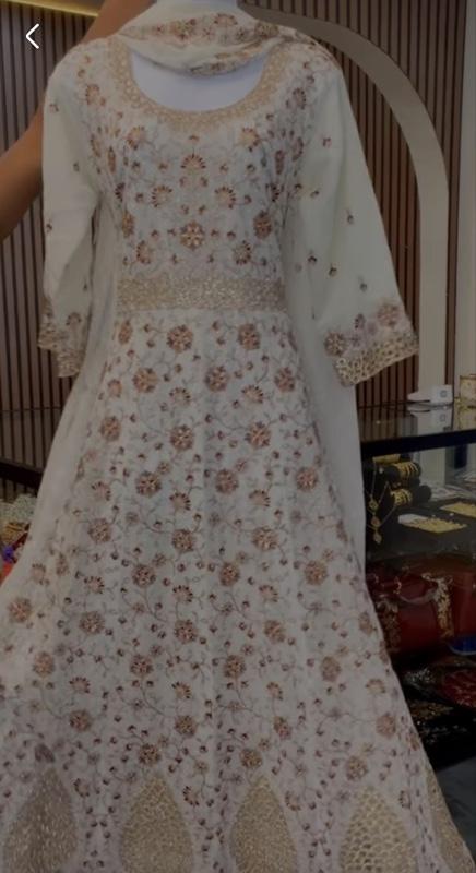 Designer Heavy Embroidered Bridal Lehenga or Anarkali Suit for Traditional Indian Weddings Women's Dress