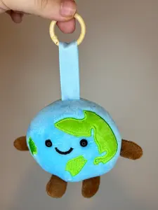 The Cute Earth Plush Kychain and Bagcharm