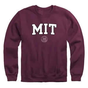 MIT Crest Crewneck Sweatshirt (Maroon)